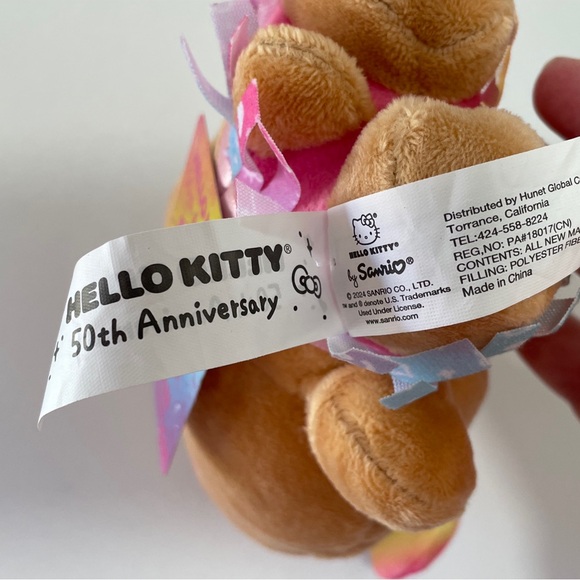 Hello Kitty 50th Anniversary Hawaii Limited Edition 6”Plush ABC Store Exclusive - Picture 5 of 7